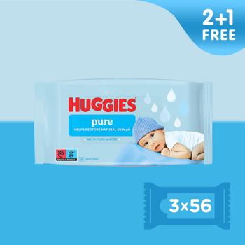 Huggies Pure Baby Wet Wipes 168pcs - buy, prices for ULTRAMARKET - photo 2