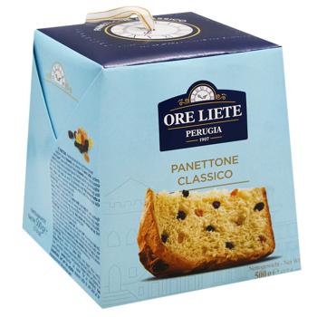 Панетоне Ore Liete класичний з родзинками і цукатами 500г - купить, цены на МегаМаркет - фото 2