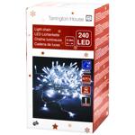 Гирлянда нитка Tarrington House холодный белый 240LED 12м