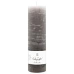 Candy Light Light Gray Cylinder Candle 6x20cm