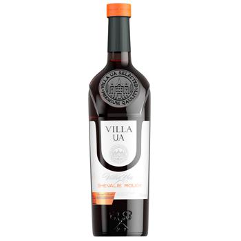 Villa Krim Chevalier Rouge Semi-Sweet Red Wine 13% 0.75l - buy, prices for Auchan - photo 1