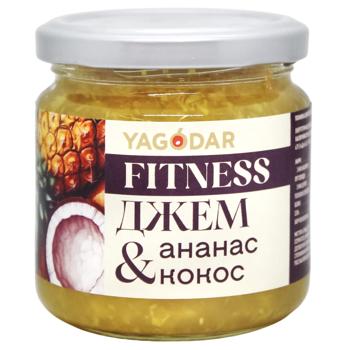 Yagodar Pineapple-Coconut Jam 210g - buy, prices for COSMOS - photo 1