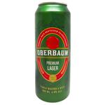 Пиво Oberbaum Lager 0,5л з/б. 4,9% И061 (Німеччина)