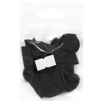 Кульки повітряні металік чорний 11см 5шт - купити, ціни на МегаМаркет - фото 1