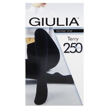 Giulia Terry 250 Den Women's Tights s.5 Nero