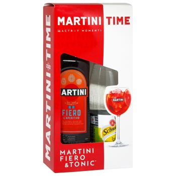Набір Вермут Мартіні Fiero 0,75 л + Тонік 14,9% - купить, цены на КОСМОС - фото 2