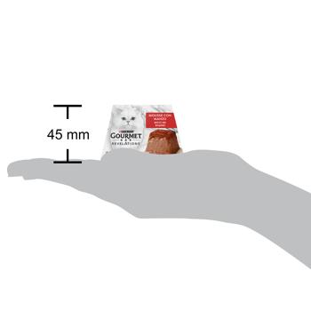 Gourmet Revelations Mousse with Beef and Gravy Wet Food for Adult Cats 57g x 2pcs - buy, prices for COSMOS - photo 5