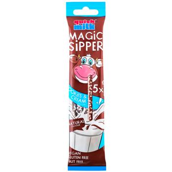 Соломинка для молока Quick Milk смак Печиво 5шт - купити, ціни на Ідеал - фото 1