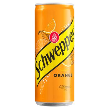 Напиток газированный Schweppes Апельсин 0,33л - купить, цены на КОСМОС - фото 1