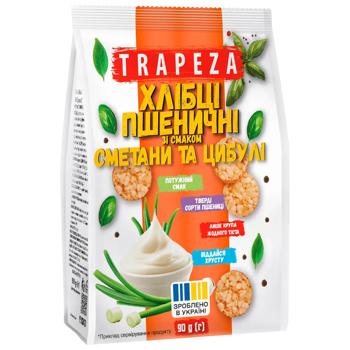 Trapeza Wheat bread with Sour Cream and Onion Flavor 90g