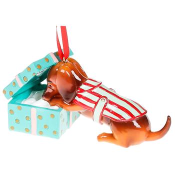 Bona Di Dachshund with Gift Decorative Hanging Figurine 10.3cm - buy, prices for - photo 1