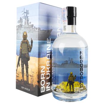 Горілка Nepoborna 40% 0,7л - купити, ціни на КОСМОС - фото 1