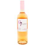 G7 Merlot Rose Rose Dry Wine 12.5% 0.75l