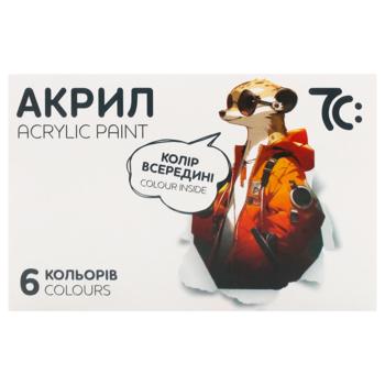 7C Acrylic Paints 10ml*6 Colours - buy, prices for EKO Market - photo 2