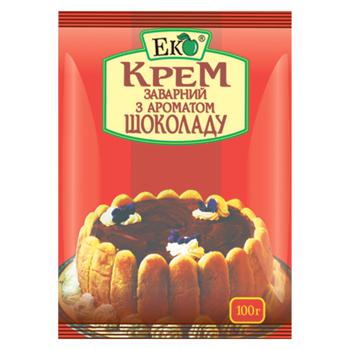 Крем Еко заварний шоколадний сухий 100г - купити, ціни на Auchan - фото 1