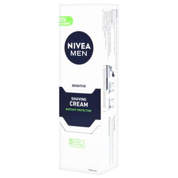 Nivea Shaving Cream for Sensitive Skin 100ml - buy, prices for Supermarket "Kharkiv" - photo 1