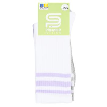 Premier Socks Set of High Striped Teenage Socks s.22-25 3 pairs - buy, prices for NOVUS - photo 1