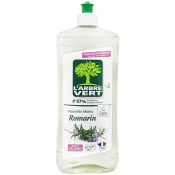 Средство для мытья посуды L'Arbre Vert Розмарин 750мл - купить, цены на Auchan - фото 1