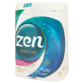 Полотенца бумажные Zen Home Care 3-слойные 2шт - купить, цены на Восторг - фото 2