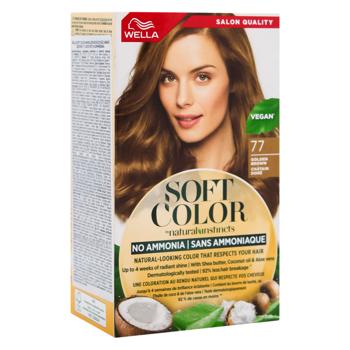 Фарба для волосся Wella Soft Color золотисто-коричнева 77 - купити, ціни на За Раз - фото 3