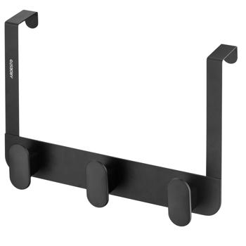 Ardesto Minimalism Black Door Hanger with 3 Hooks 30*3*20cm - buy, prices for - photo 2