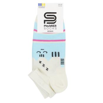 Шкарпетки Premier Socks Котик жіночі короткі р.23-25 - купити, ціни на - фото 2