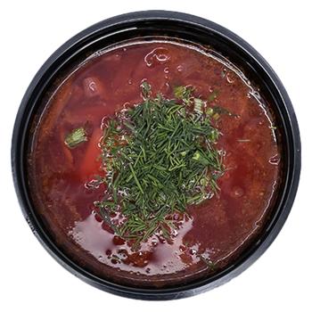 Борщ украинский с курицей 300г - купить, цены на Чудо Маркет - фото 1