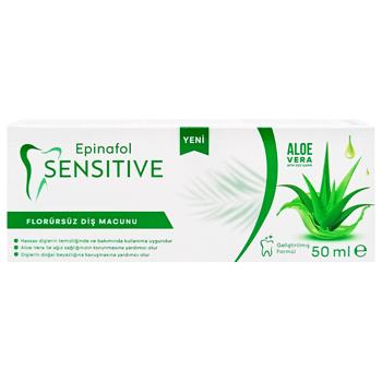 Зубная паста Epinafol Sensitive с алоэ вера 50мл - купить, цены на - фото 2