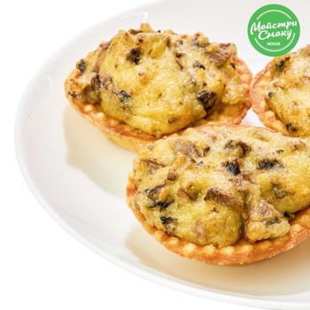 Мини-тарт с сыром и грибами 50г