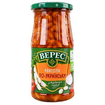 Квасоля Верес по-українськи 465г - купити, ціни на МегаМаркет - фото 1
