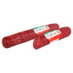 Farro Italian Salami Raw Smoked Half Sausage High Grade