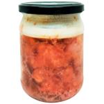 Свинина тушкована вищий сорт 500г