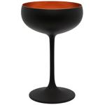 Бокал Stolzle для шампанского 230мл черный/бронзовый