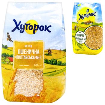 Khutorok Poltava №3 Wheat Groats 800g - buy, prices for COSMOS - photo 1