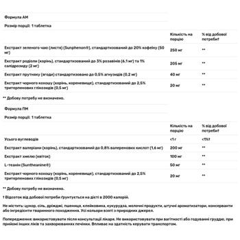 Жіноча формула при менопаузі Nature's Way AM/PM PeriMenopause Formula 60 таблеток - купити, ціни на Біотус - фото 2