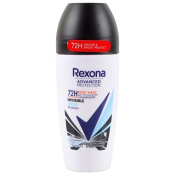 Rexona Advanced Protection Invisible Aqua Roll-On Antiperspirant 50ml