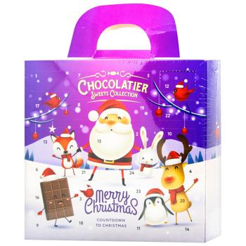 Адвент-календарь Millennium Chocolatier Merry Christmas 250г - купить, цены на Восторг - фото 1