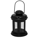 Koopman Lantern for Candles 15cm Black