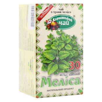 Karpatskyi Chay Melissa Herbal Tea 1.35g*30pcs - buy, prices for NOVUS - photo 2