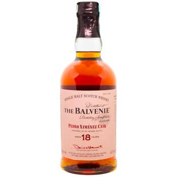 Виски Balvenie Pedro Ximenez Sherry Cask 18 лет 48,7% 0,7л