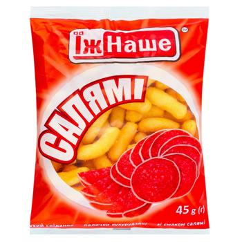 Палочка Ешь наше салями 45г - купить, цены на Идеал - фото 1