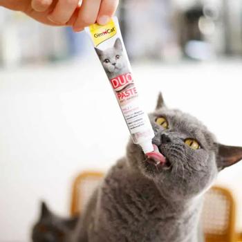 Лакомство для кошек GimCat Duo Paste Anti-Hairball паста с мальт и курицей для выведения шерсти 50г - купить, цены на MasterZoo - фото 6