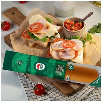 Ветчина из мяса курицы Наша Ряба копчено-вареная высший сорт охлажденная 440г - купить, цены на Чудо Маркет - фото 6