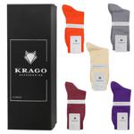 Krago #1 Set of Socks with Stripe s.39-42 5pcs