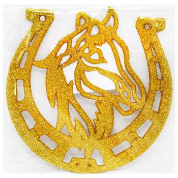 Украшение новогоднее Подкова 13см в ассортименте - купить, цены на - фото 5