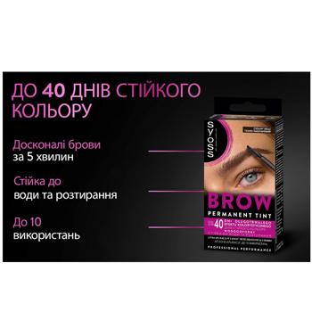 Syoss Brow Tint Permanent Eyebrow Dye 4-1 Dark Chestnut 17ml - buy, prices for METRO - photo 5