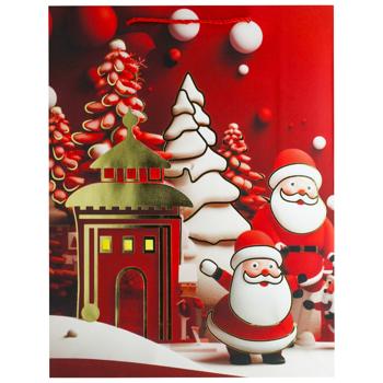 Angel Gifts New Year's Paper Bag 31*40*12cm - buy, prices for MegaMarket - photo 3