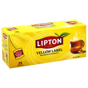 Чай черный Lipton Yellow Label 2г*25шт - купить, цены на ULTRAMARKET - фото 3