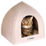 Barksi будиночок для котів S 35х35х36 см - бежевий