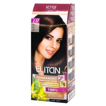 Elitan Intensive Hair Dye №2.17 Black Coffee - buy, prices for - photo 1